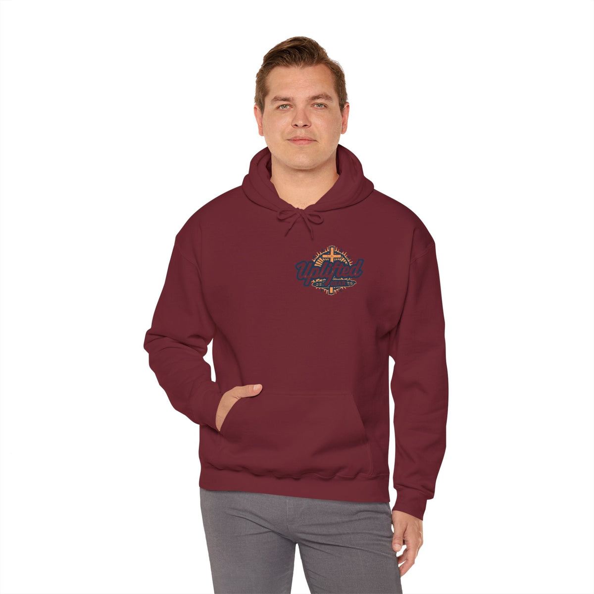 God Created Adam and Eve Hoodie – Biblical Truth Christian Hoodie for Unshakable Faith Printify