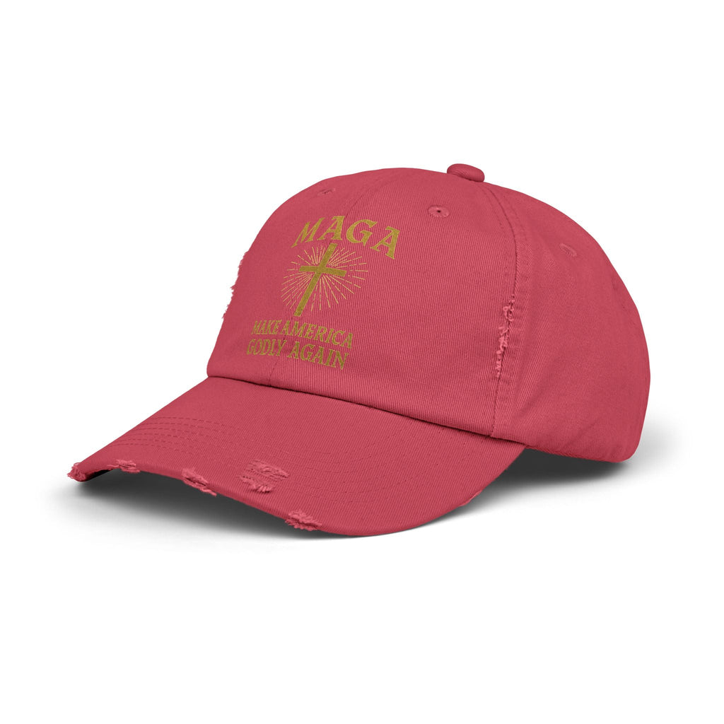 Make America Godly Again Hat – MAGA Christian Patriotic Embroidered Cap for Faith & Freedom Printify