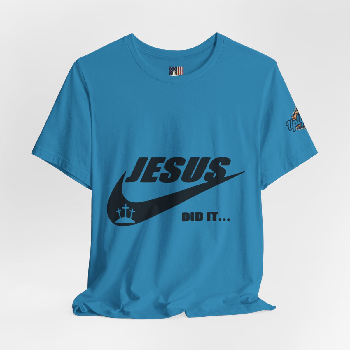Jesus Did It T-shirt - Funny Christian Parody T-shirt - Faith & Victory Apparel Printify