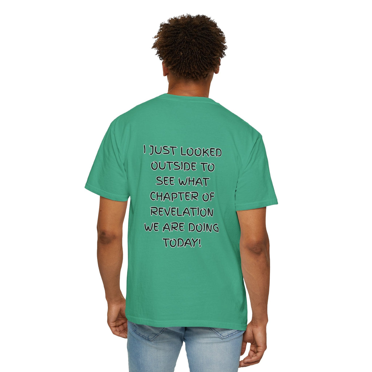 What Chapter of Revelation T-shirt – I Looked Outside My Window Christian T-shirt for End Times Humor & Faith Printify