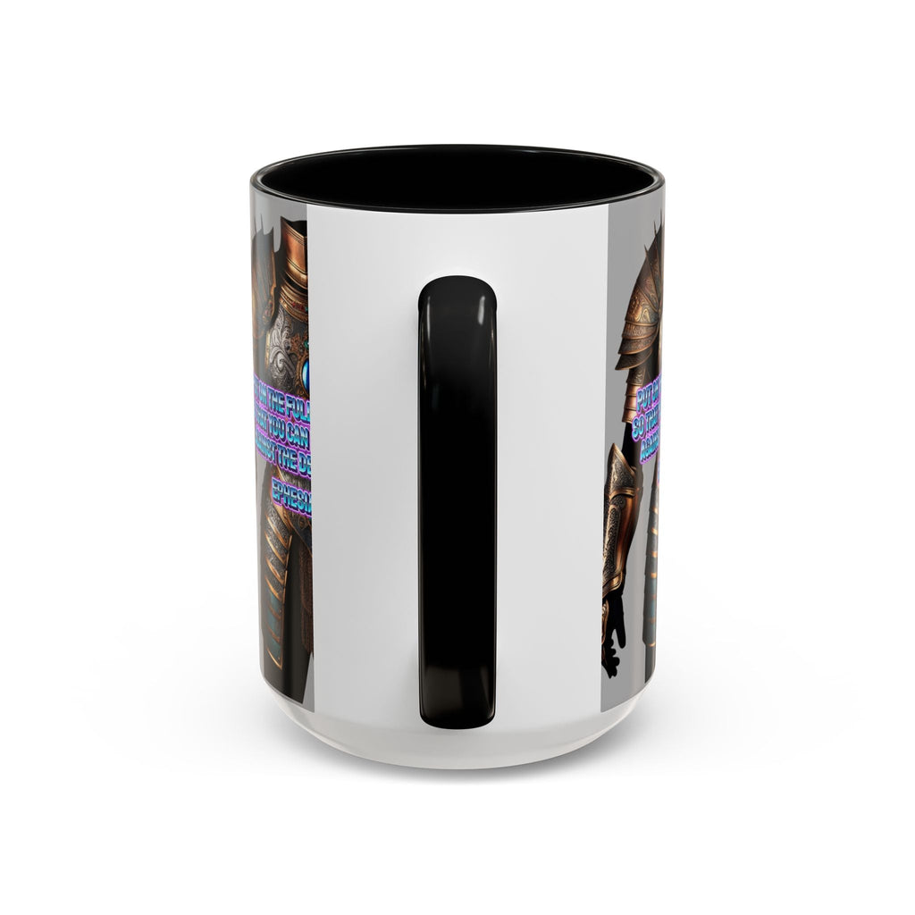Religious Graphic Armor Of God Design - Accent Coffee Mug (11, 15oz) Printify