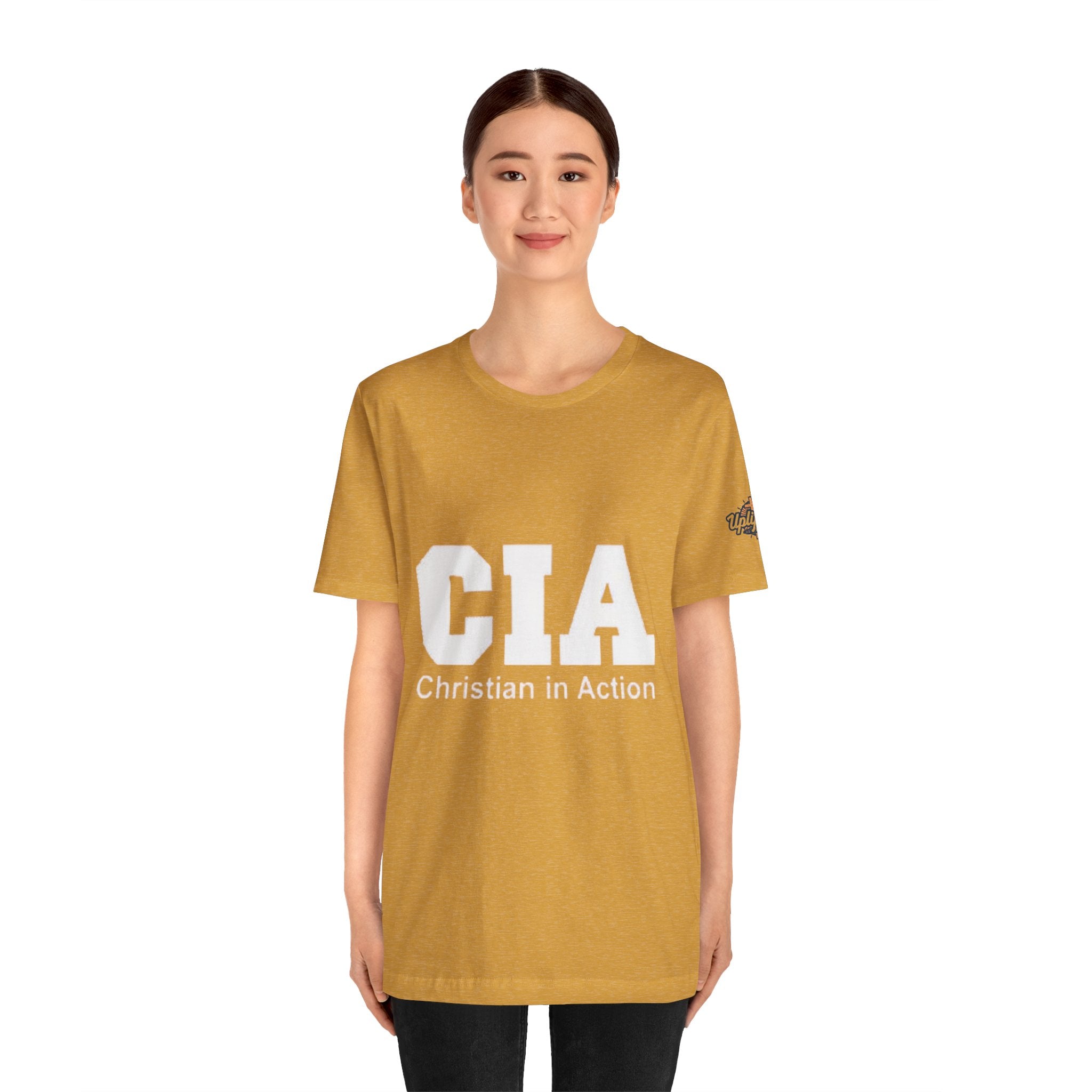 CIA Christian in Action T-shirt - Funny Faith Parody T-shirt - Mission Ready Apparel Printify