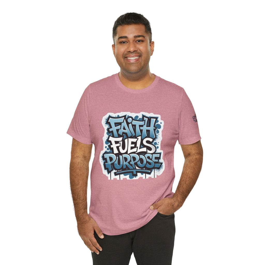 Faith Fuels Purpose T-shirt – Inspirational Christian T-shirt for Divine Drive & Unstoppable Belief Printify