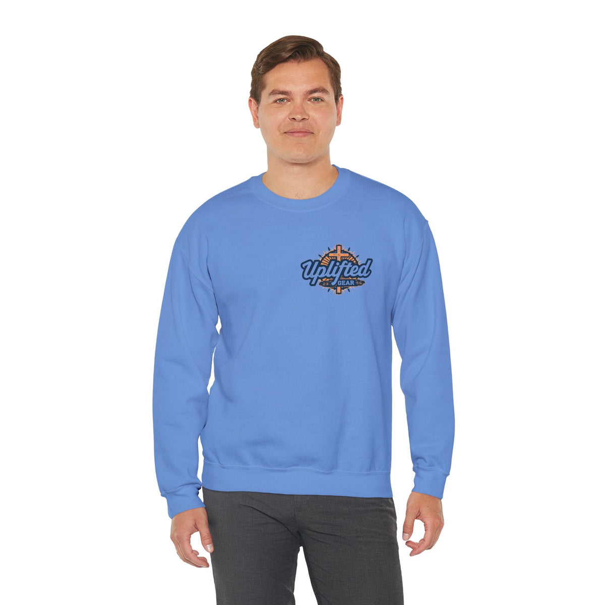 God Created Adam and Eve Sweatshirt – Biblical Truth Christian Sweatshirt for Unshakable Faith Printify