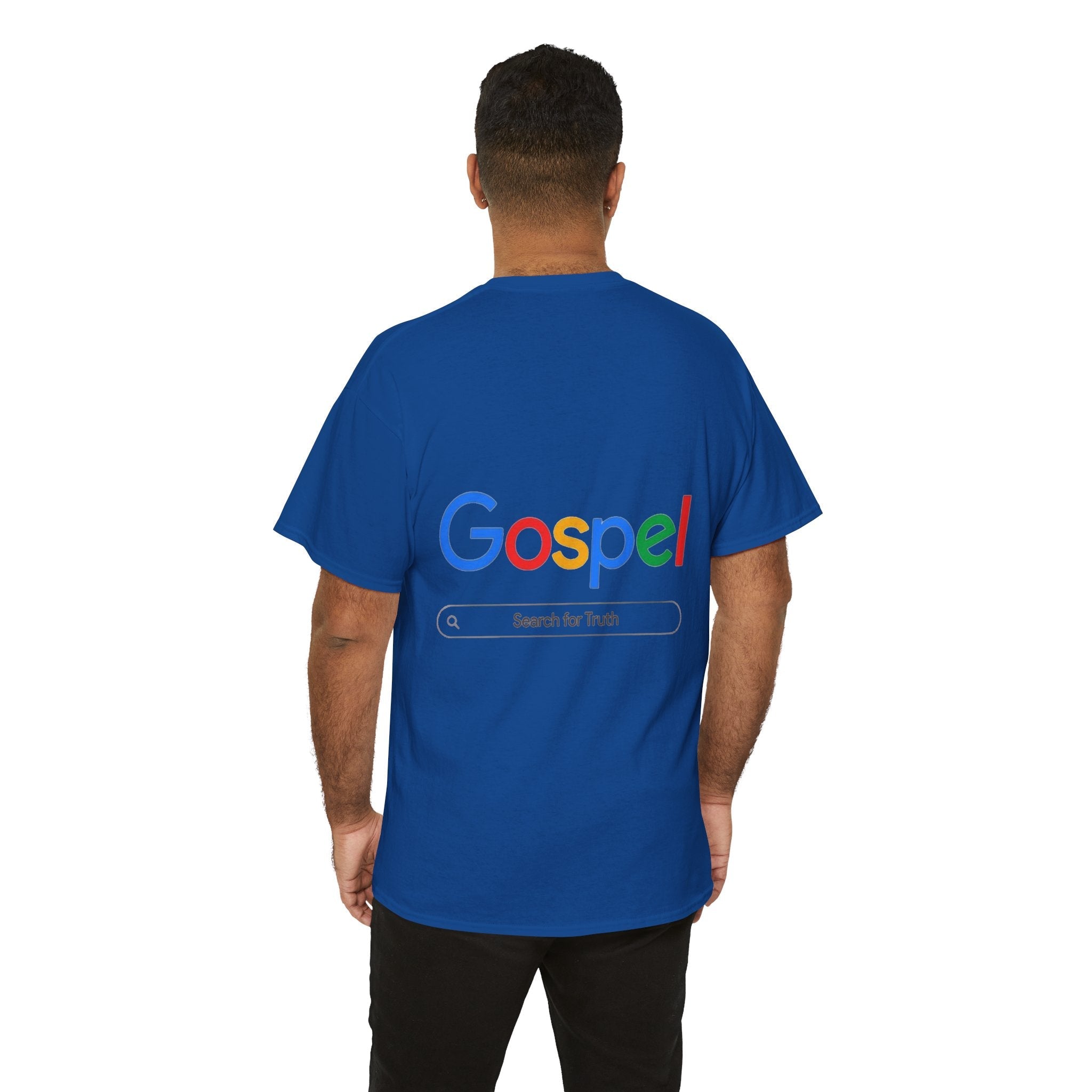 Gospel Graphic Tee — "Gospel" Colorful Logo Christian T-Shirt Printify