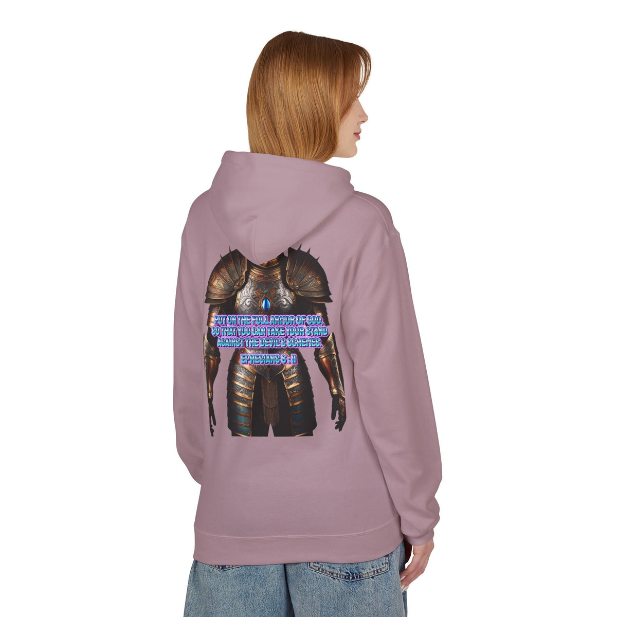 Hoodie - Ephesians 6:11 Bible Verse Religious Design Printify