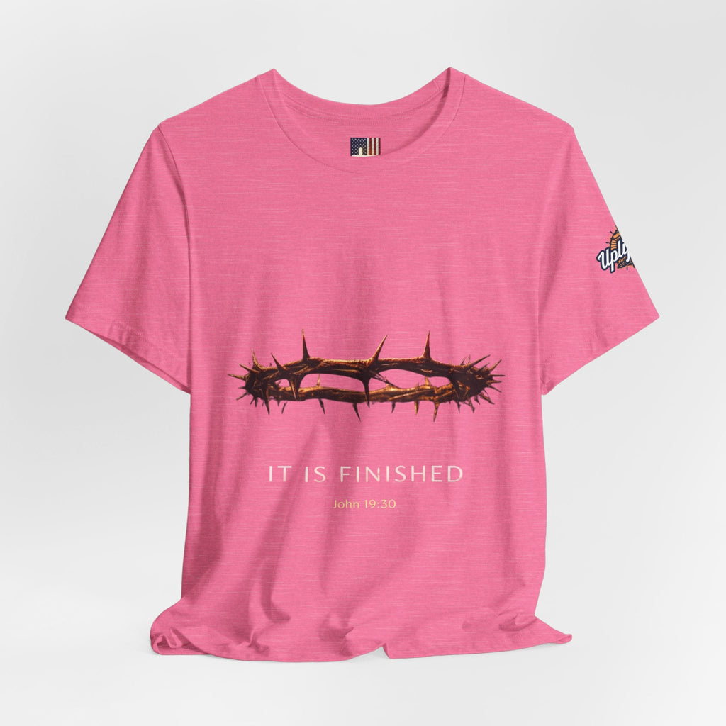 It Is Finished Crown of Thorns Tee — Christian John 19:30 Faith Shirt Printify