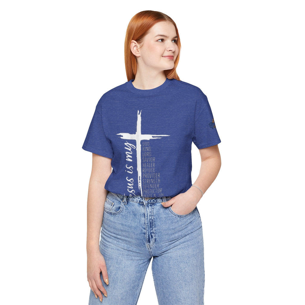 Jesus Is My Everything T-shirt – Cross List God King Lord Savior Christian T-shirt for Total Surrender Faith Printify