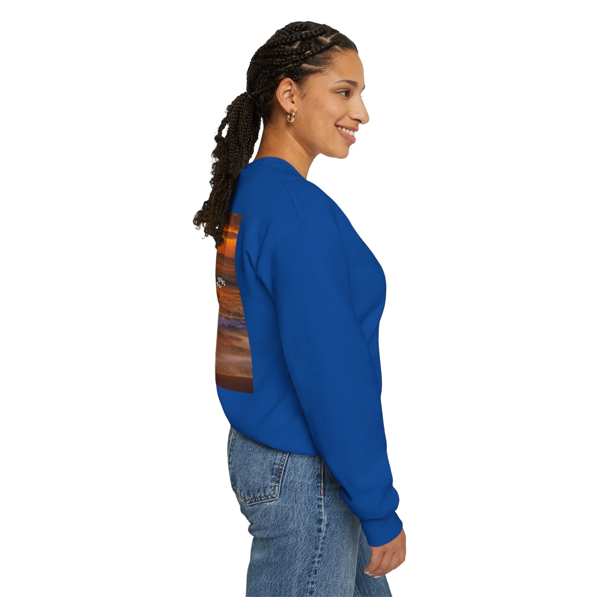 Bible Verse Unisex Heavy Blend™ Crewneck Sweatshirt - Isaiah 41 : 10 Printify