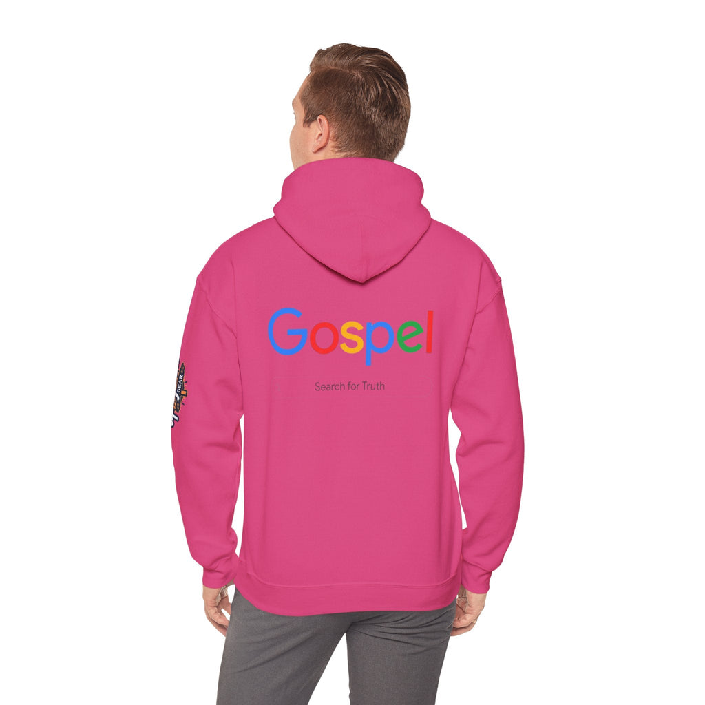 Gospel Hoodie — "Search for Truth" Christian Faith Pullover Printify
