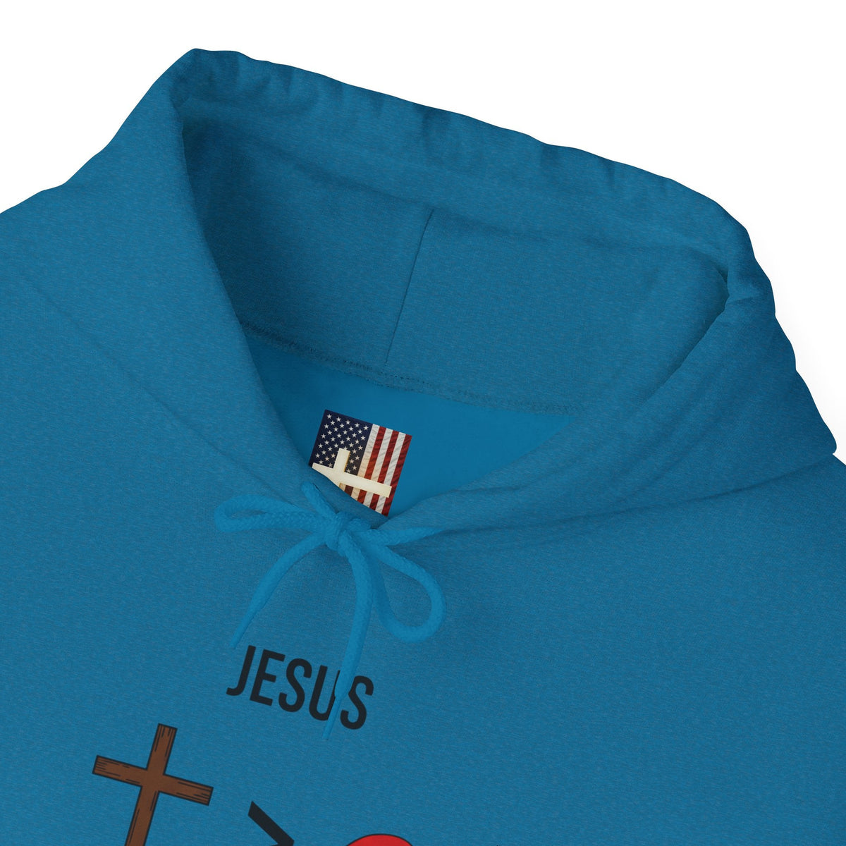 🎄 Jesus > Santa – Minimalist Christian Christmas Hoodie | Bold Faith Over Holiday Tee | Cross vs Santa Hat Design | Uplifted Gear Printify