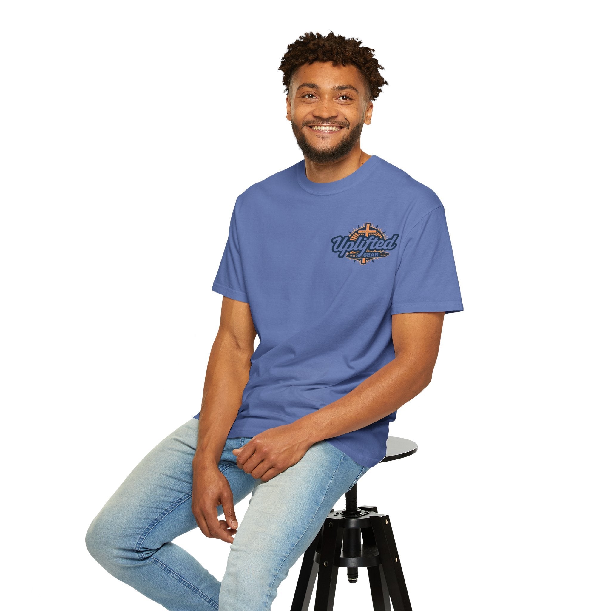 ⚡ Jesus Wasn’t Safe – Neither Am I | Bold Christian T-Shirt | Storm-Walking Faith Tee | Minimalist Black & White Design | Uplifted Gear Printify