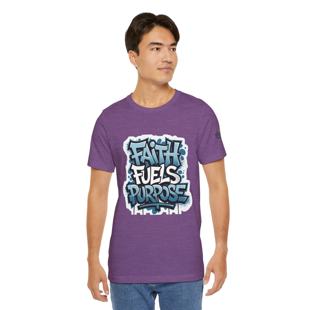 Faith Fuels Purpose T-shirt – Inspirational Christian T-shirt for Divine Drive & Unstoppable Belief Printify