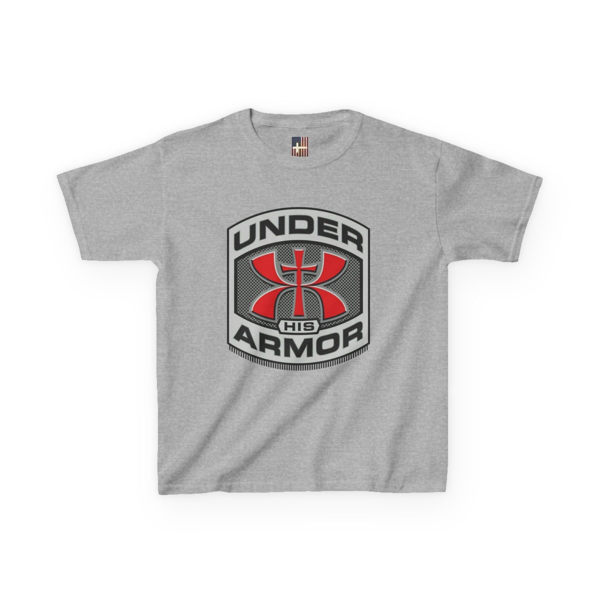 Under HIS Armor Christian T-Shirt — Faith-Inspired Under Armour Style Printify