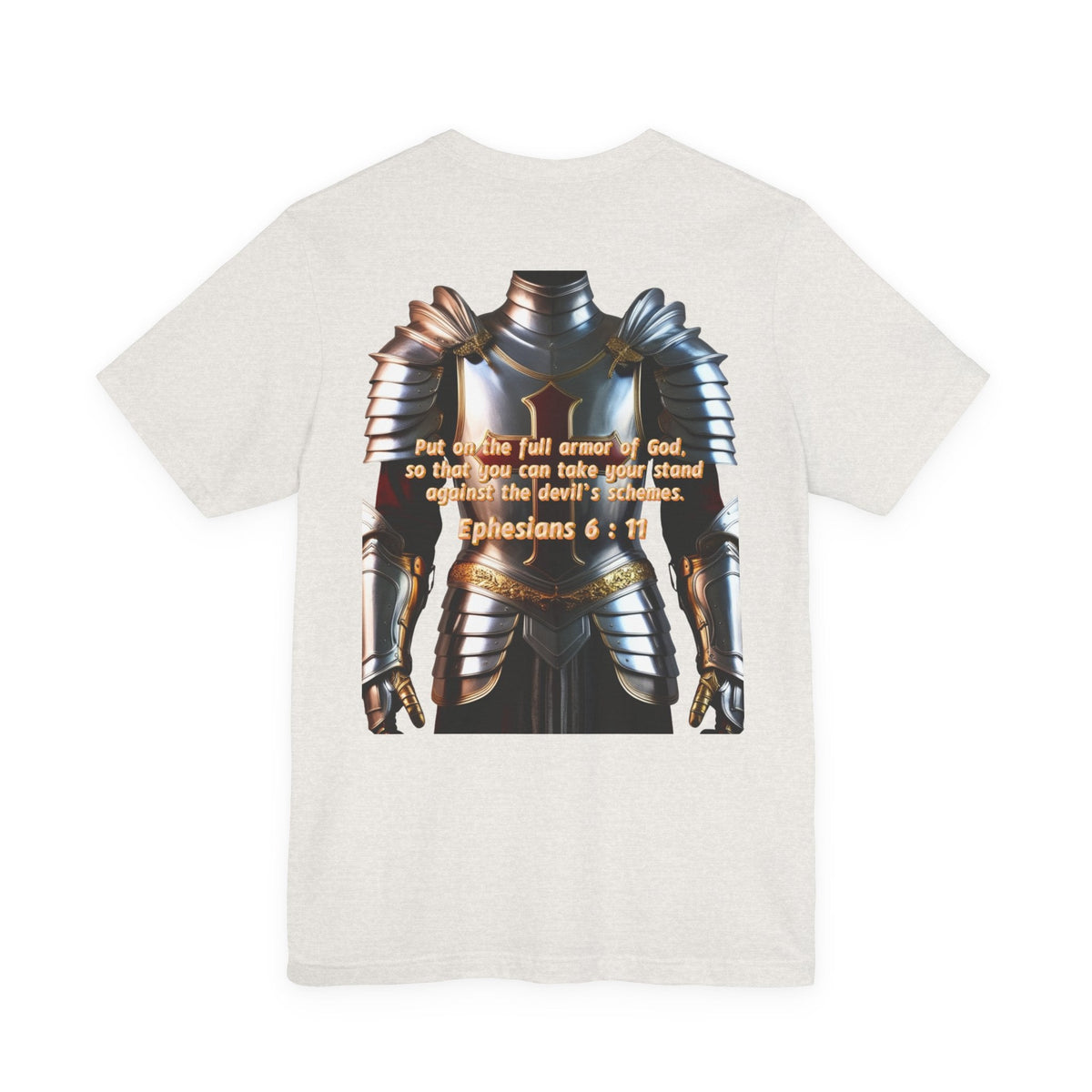 Religious Graphic Armor Of God Design - Unisex Jersey Short Sleeve Tee Printify