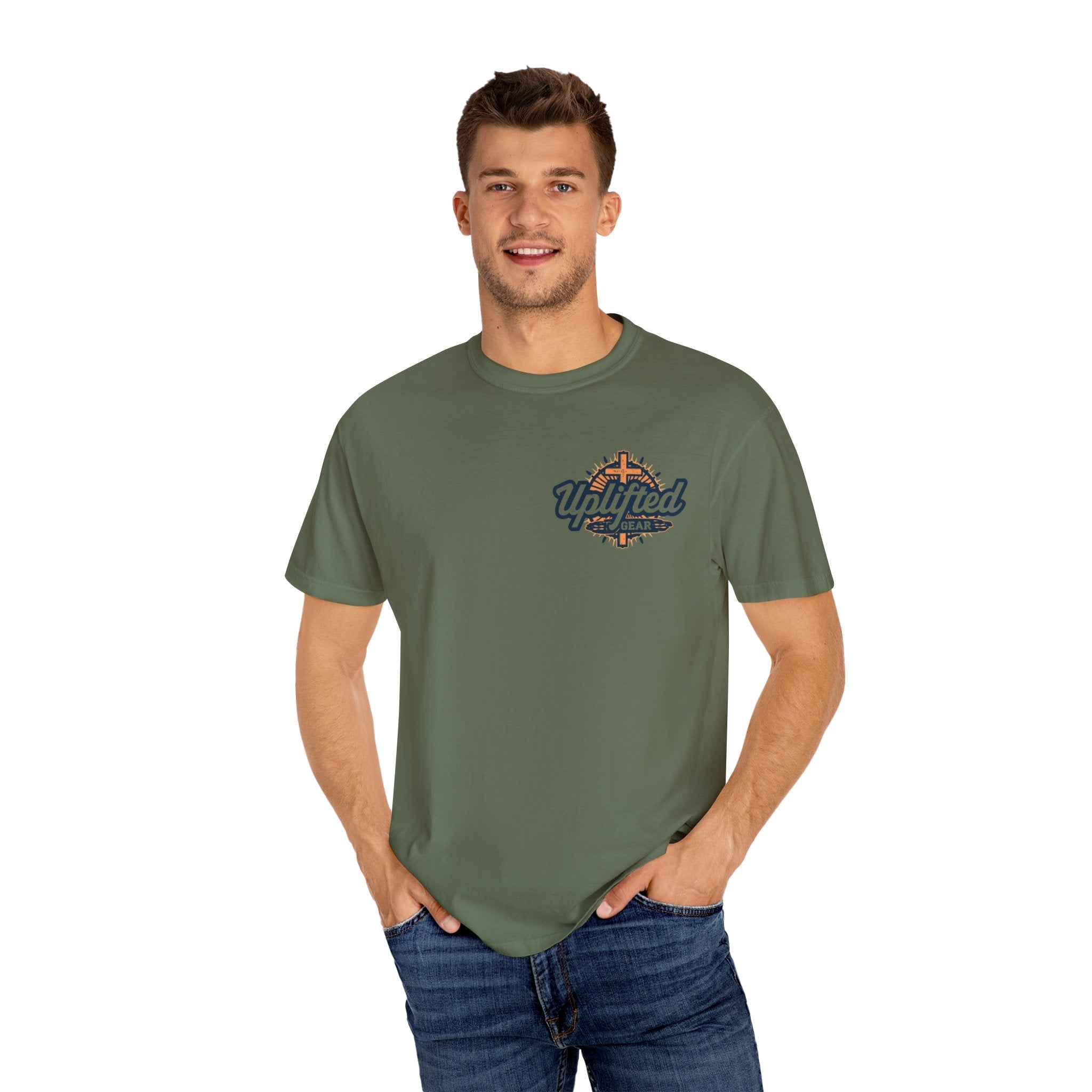 Christ is King T-Shirt – Bold Crown & Cross Christian Tee for Unashamed Faith Printify
