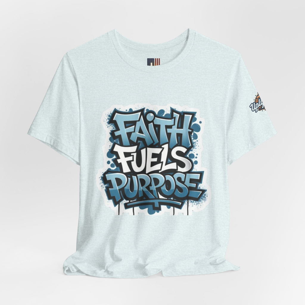 Faith Fuels Purpose T-shirt – Inspirational Christian T-shirt for Divine Drive & Unstoppable Belief Printify