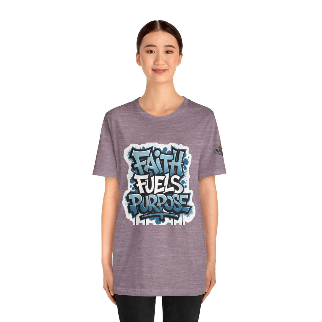 Faith Fuels Purpose T-shirt – Inspirational Christian T-shirt for Divine Drive & Unstoppable Belief Printify