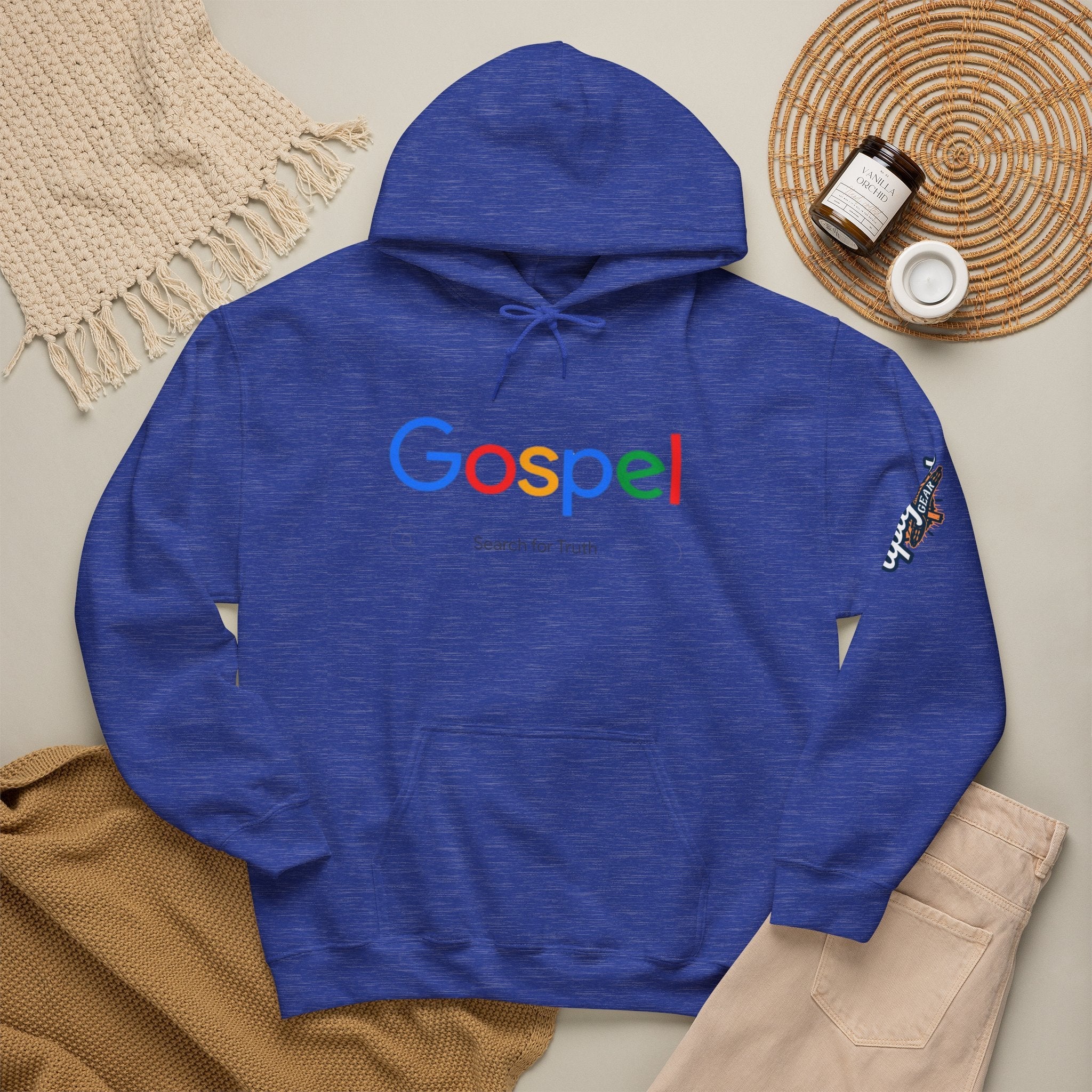 Gospel Hoodie — "Search for Truth" Christian Faith Pullover Printify