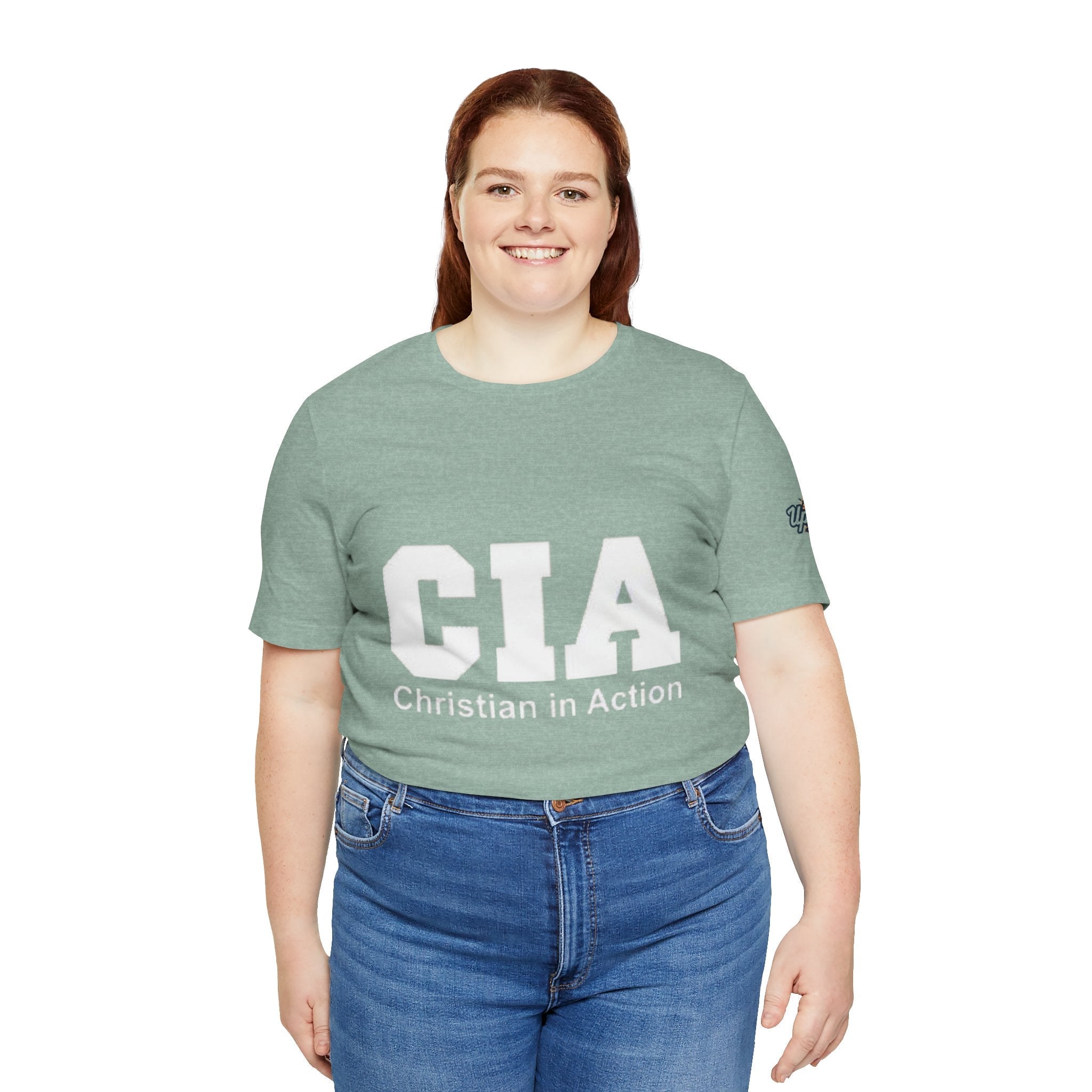CIA Christian in Action T-shirt - Funny Faith Parody T-shirt - Mission Ready Apparel Printify