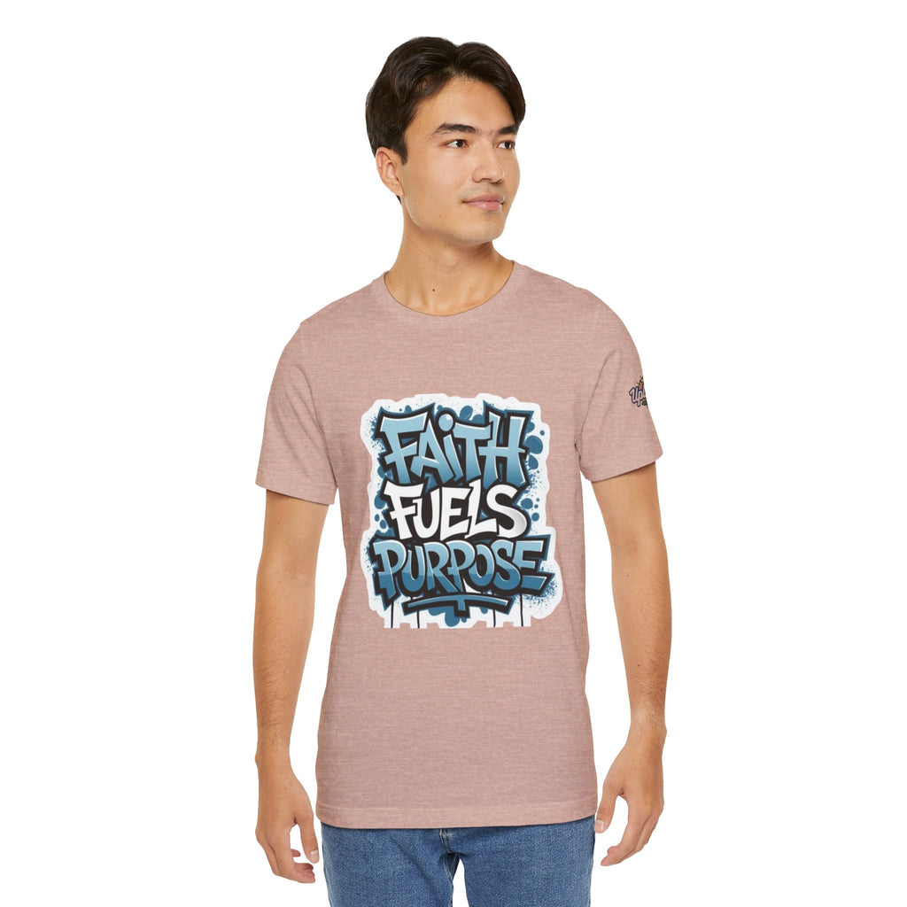 Faith Fuels Purpose T-shirt – Inspirational Christian T-shirt for Divine Drive & Unstoppable Belief Printify