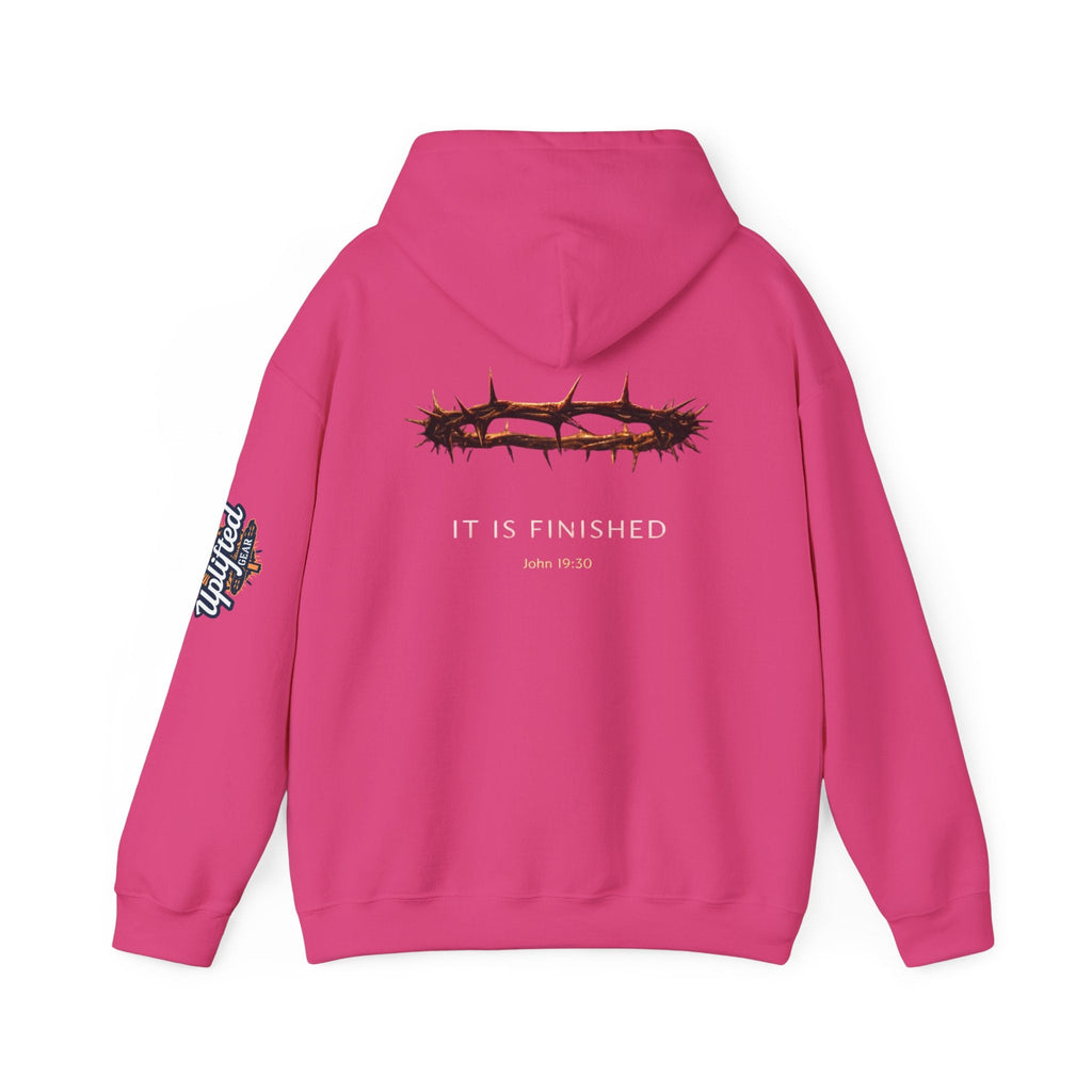 It Is Finished Crown of Thorns Hoodie — Christian John 19:30 Faith Hoodie Printify