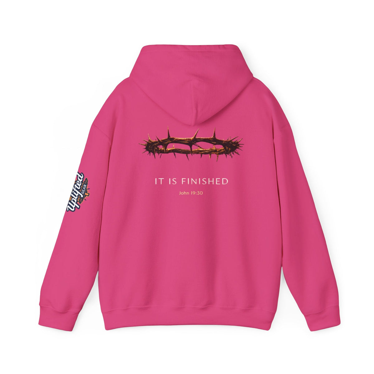 It Is Finished Crown of Thorns Hoodie — Christian John 19:30 Faith Hoodie Printify