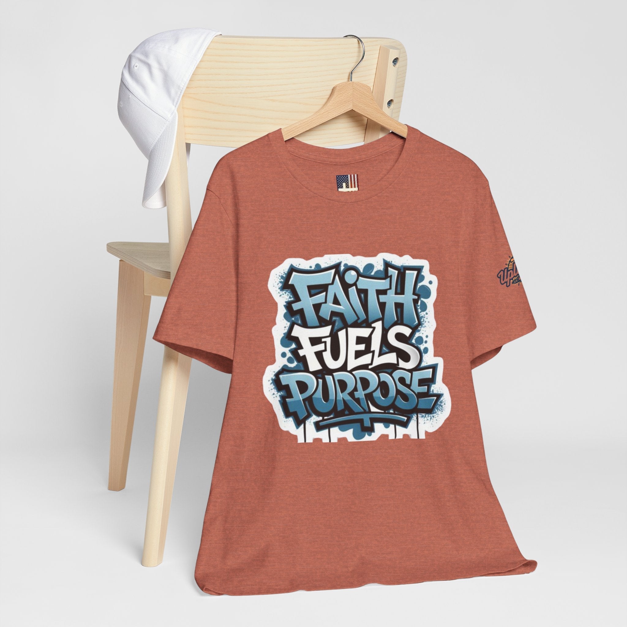 Faith Fuels Purpose T-shirt – Inspirational Christian T-shirt for Divine Drive & Unstoppable Belief Printify