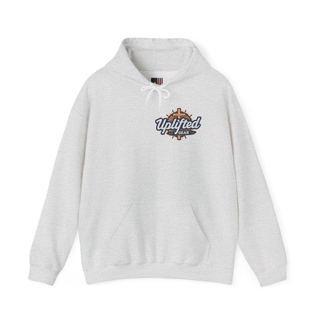 Jesus is King Hoodie – Bold Crown & Cross Christian Sweatshirt for Eternal Reign & Cozy Faith Printify
