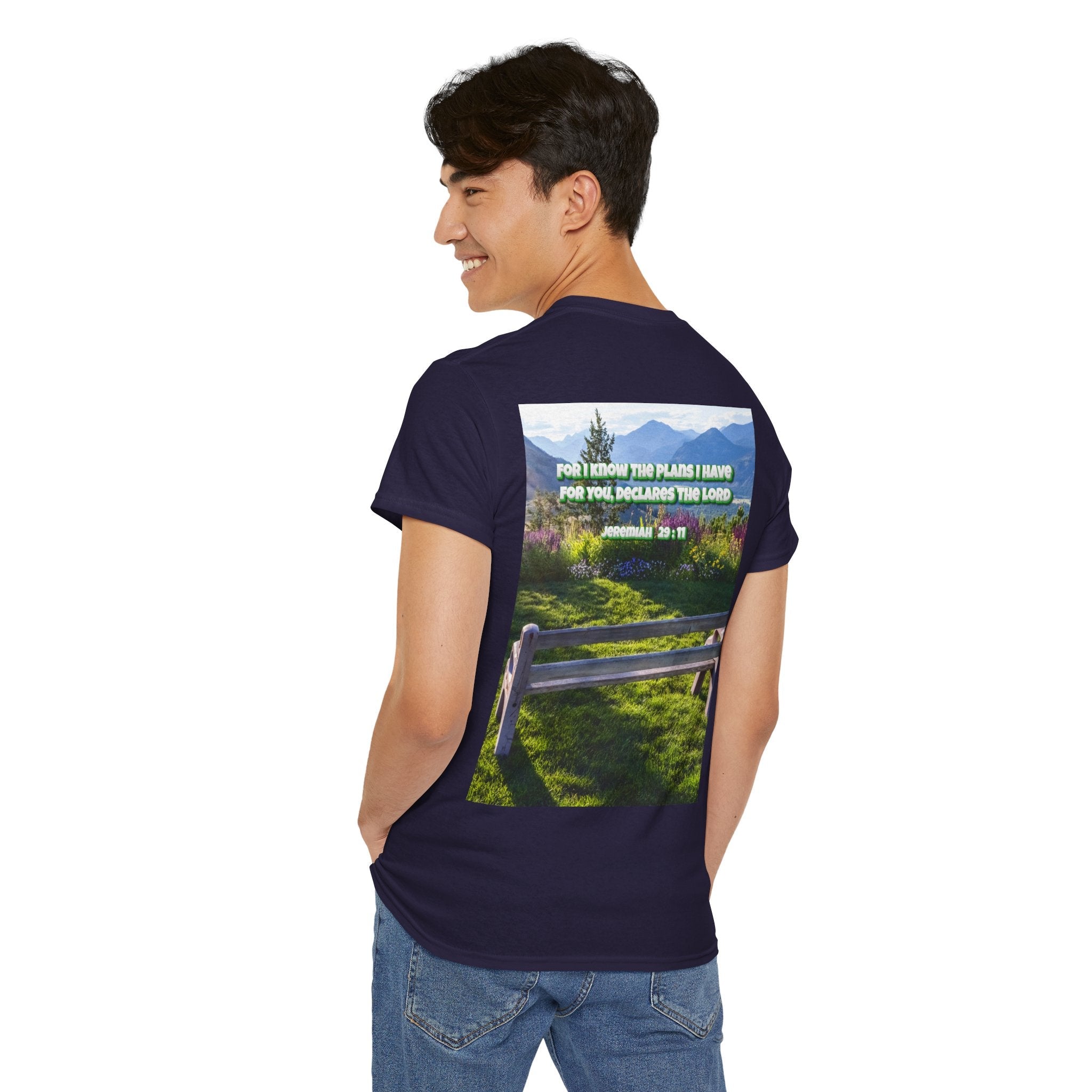Bible Verse Unisex Tee -  Jeremiah 29 : 11 Printify