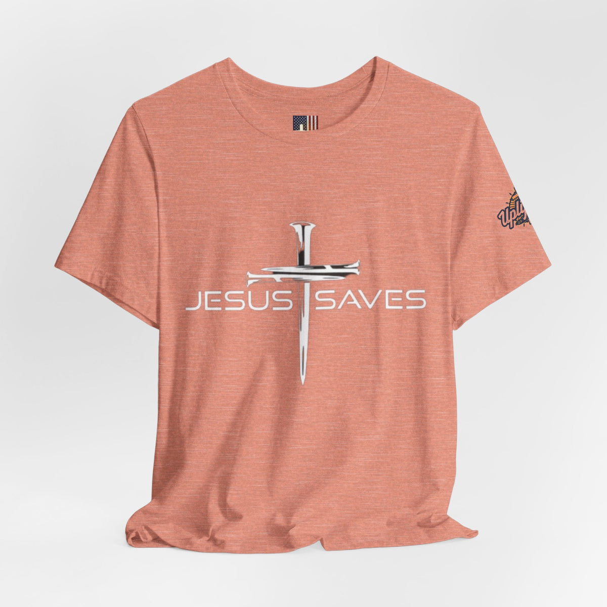 Copy of Jesus Saves T-shirt – 3 Nails Crucifix Cross Christian T-shirt for Redemption Faith & Bold Salvation Printify