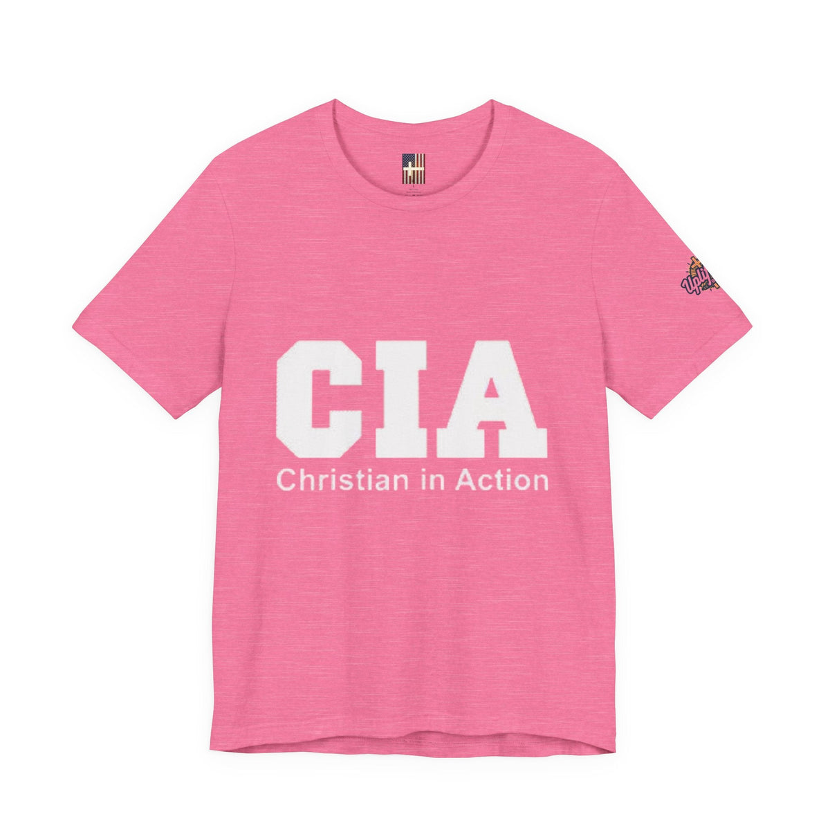 CIA Christian in Action T-shirt - Funny Faith Parody T-shirt - Mission Ready Apparel Printify