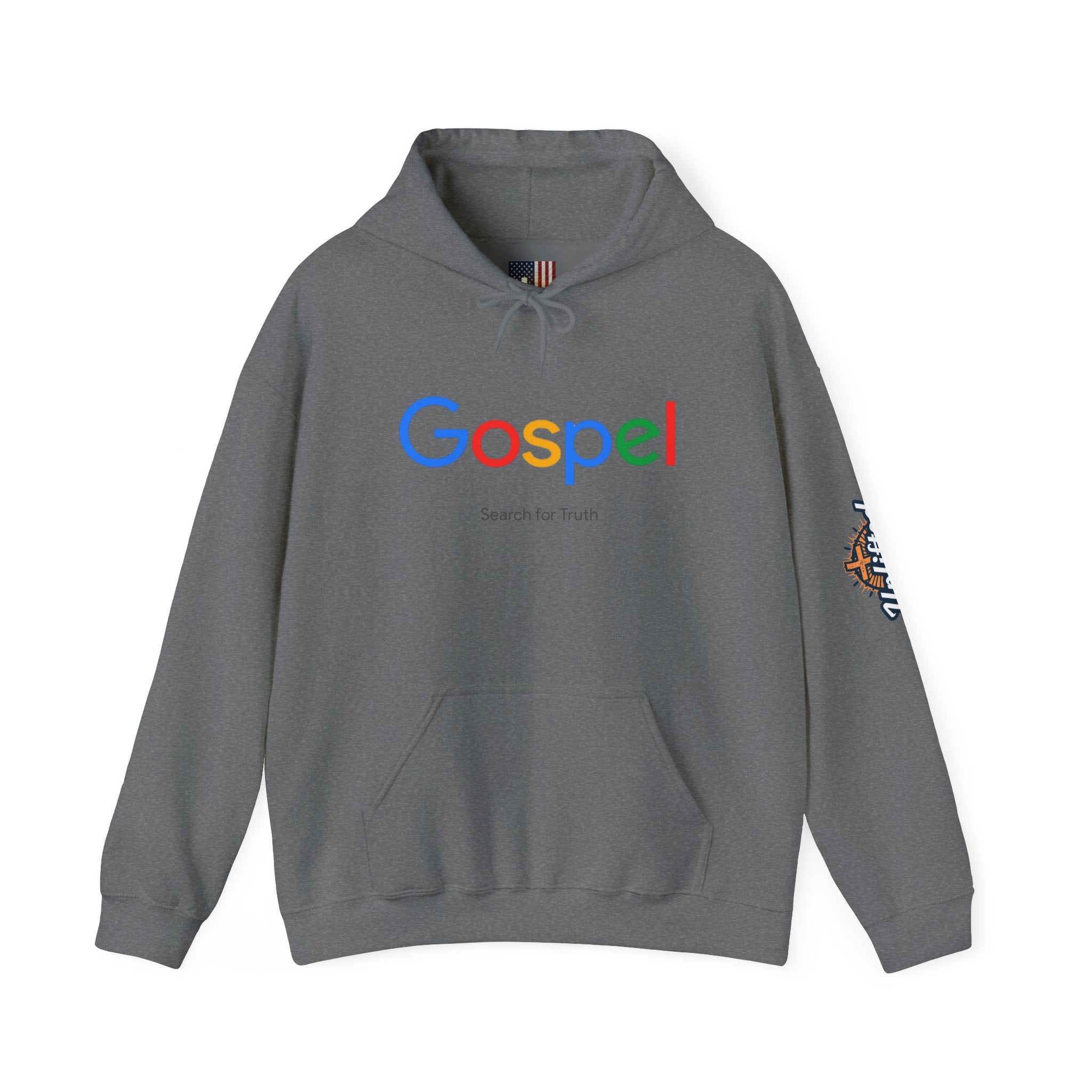 Gospel Hoodie — "Search for Truth" Christian Faith Pullover Printify