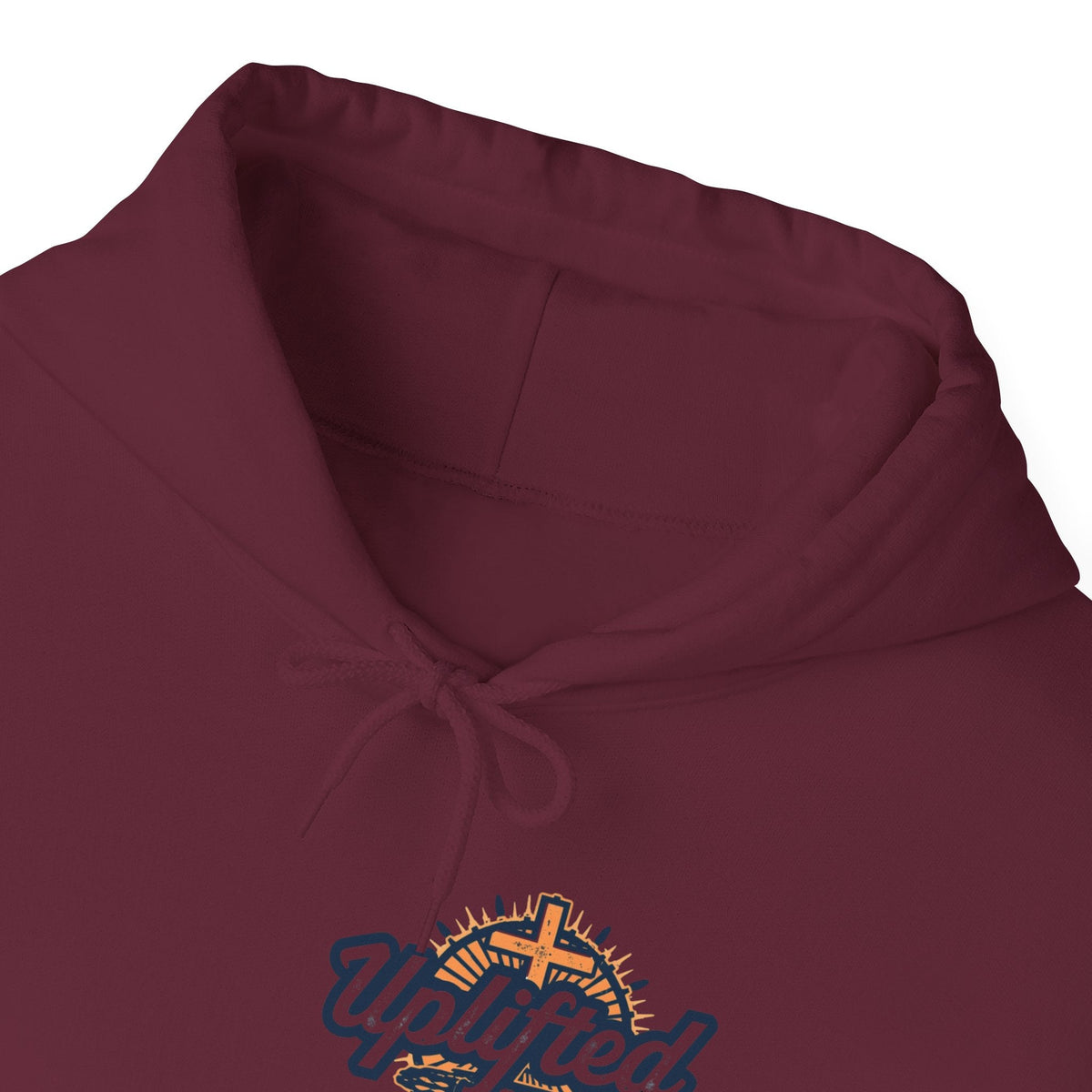 ✨ Chosen. Loved. Redeemed. – Elegant Christian Hoodie | Gold Foil Faith Tee | Subtle Cross & Heart Design | Inspirational Bible Verse Apparel by Uplifted Gear Printify