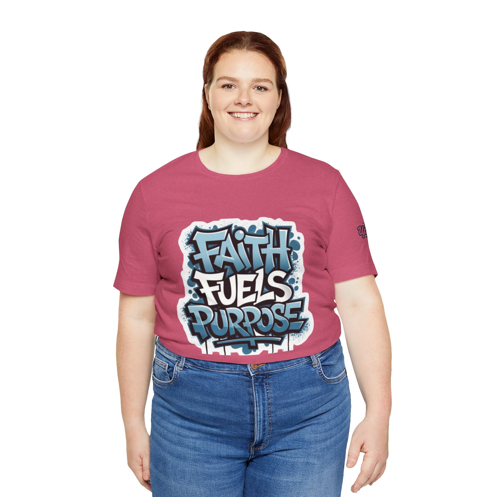 Faith Fuels Purpose T-shirt – Inspirational Christian T-shirt for Divine Drive & Unstoppable Belief Printify