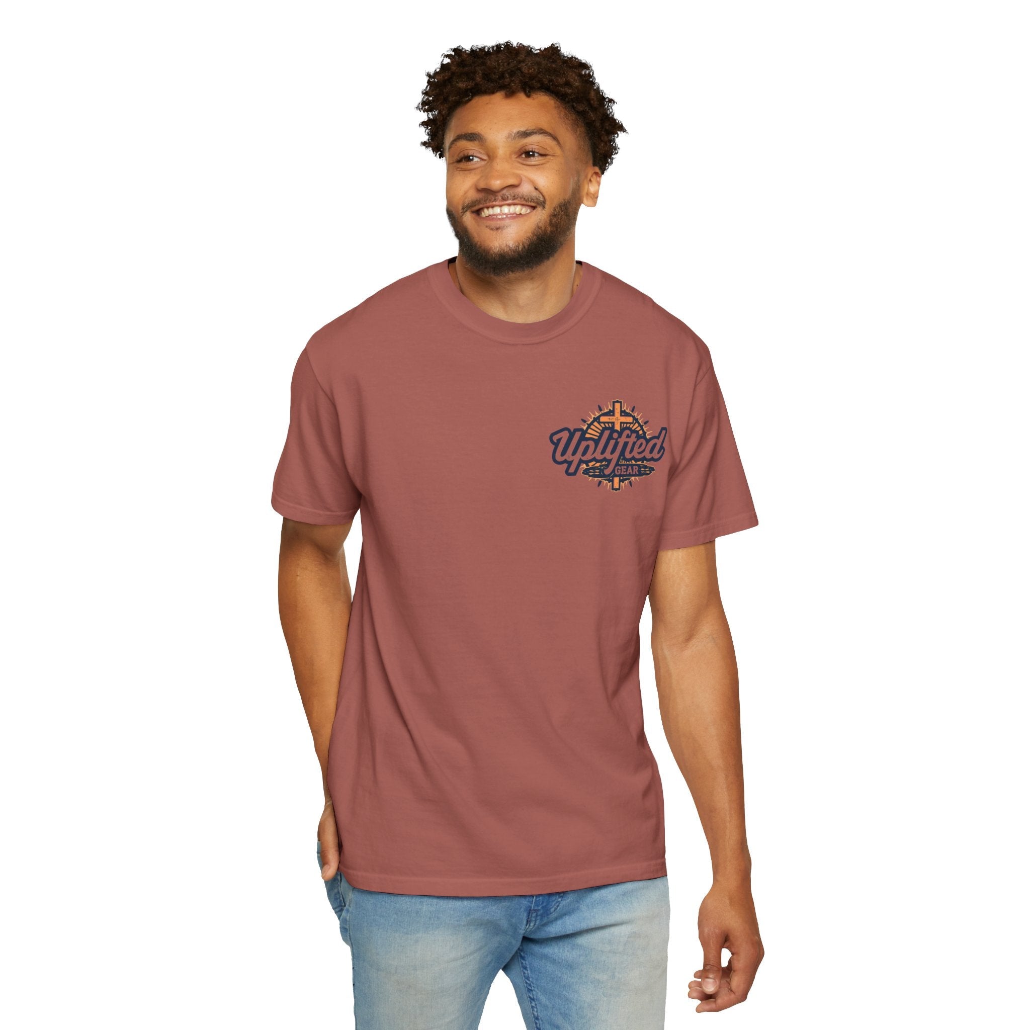 Jesus is King T-Shirt – Bold Christian Faith Tee with Crown & Cross for Eternal Reign Printify