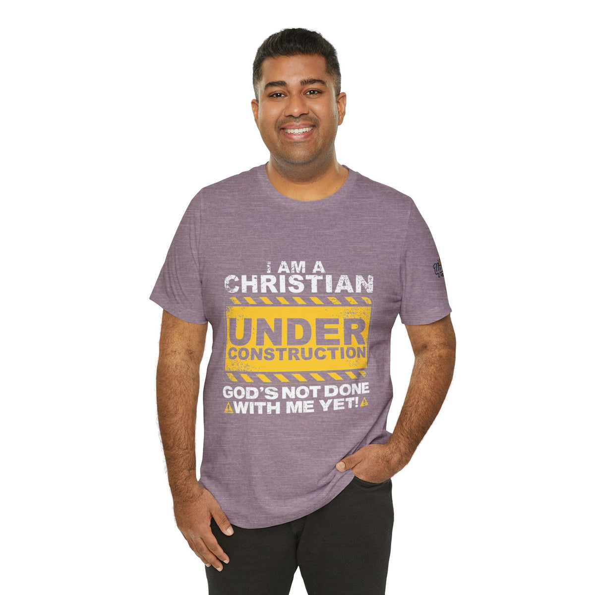 Christian Under Construction T-shirt | God Is Not Done With Me Yet T-shirt Printify