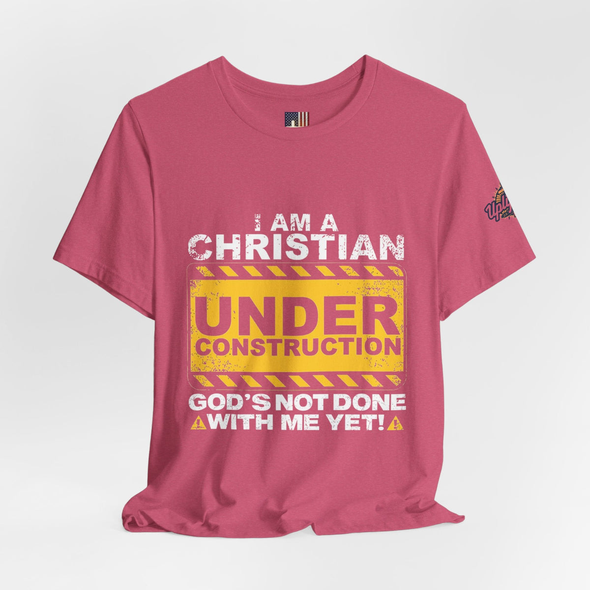 Christian Under Construction T-shirt | God Is Not Done With Me Yet T-shirt Printify