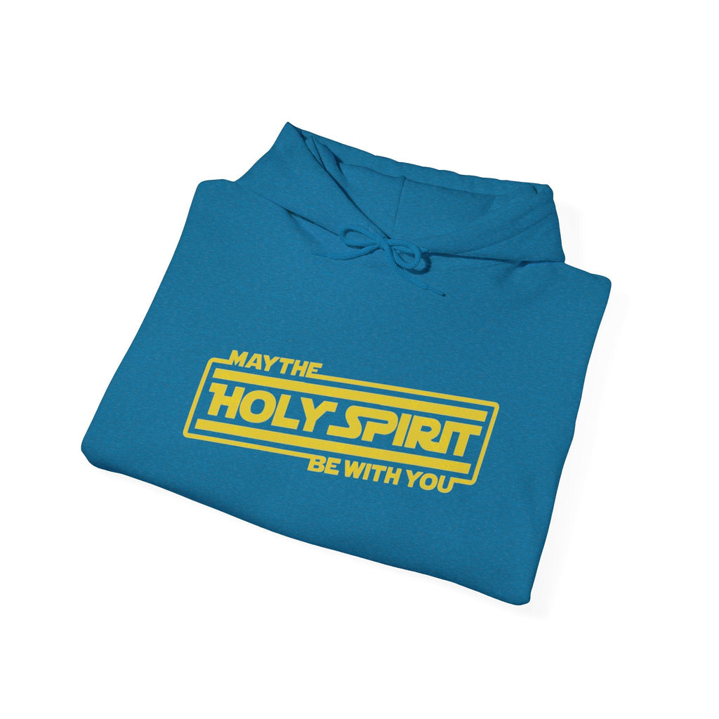 May the Holy Spirit Be With You Hoodie - Christian Star Wars Parody Hoodie Printify