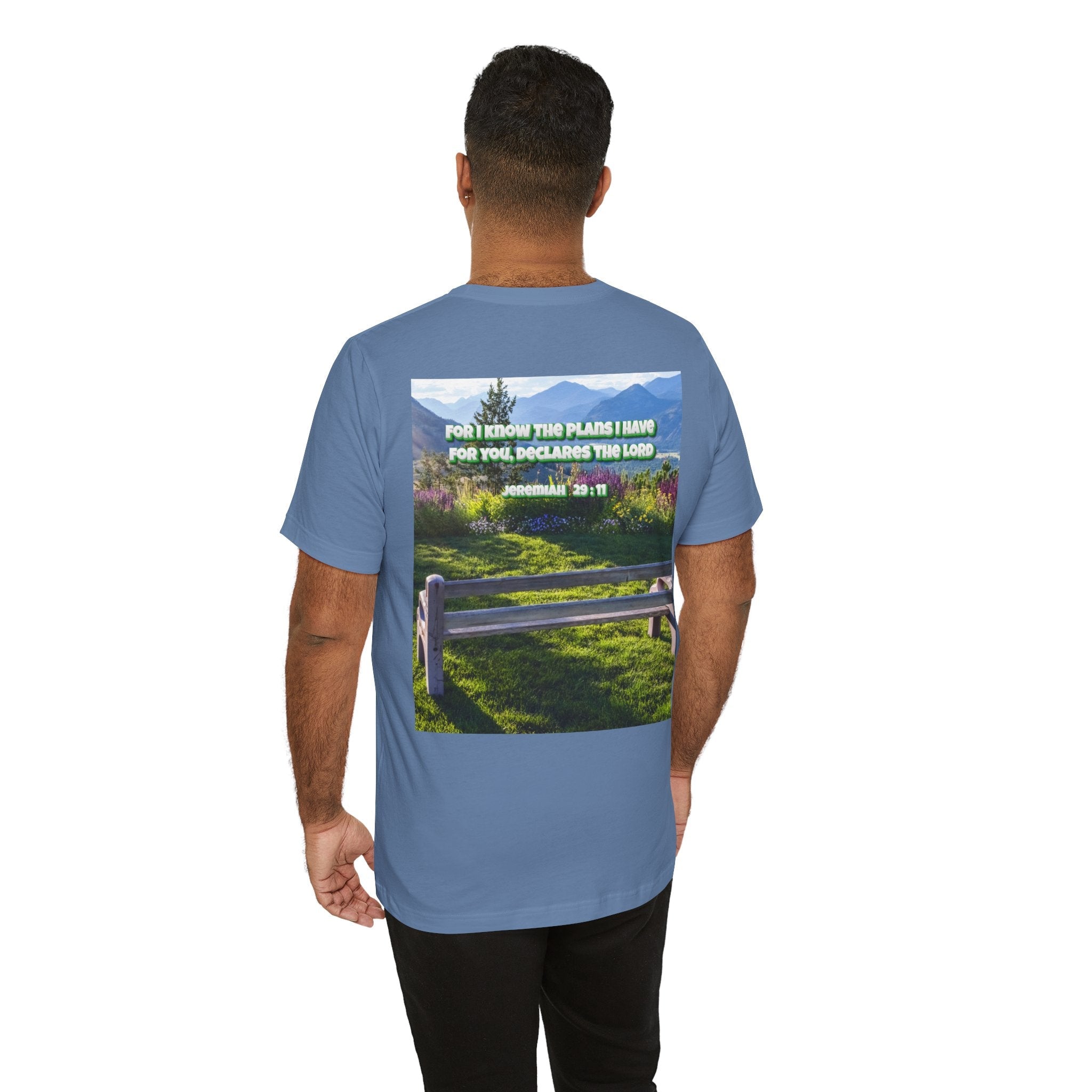 Bible Verse Unisex Tee - Jeremiah 29 : 11 Printify