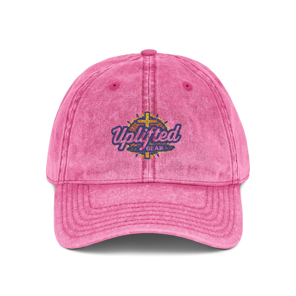 Uplifted Gear Embroidered Christian Hat – Bold Faith Cap for Inspired Living Printify