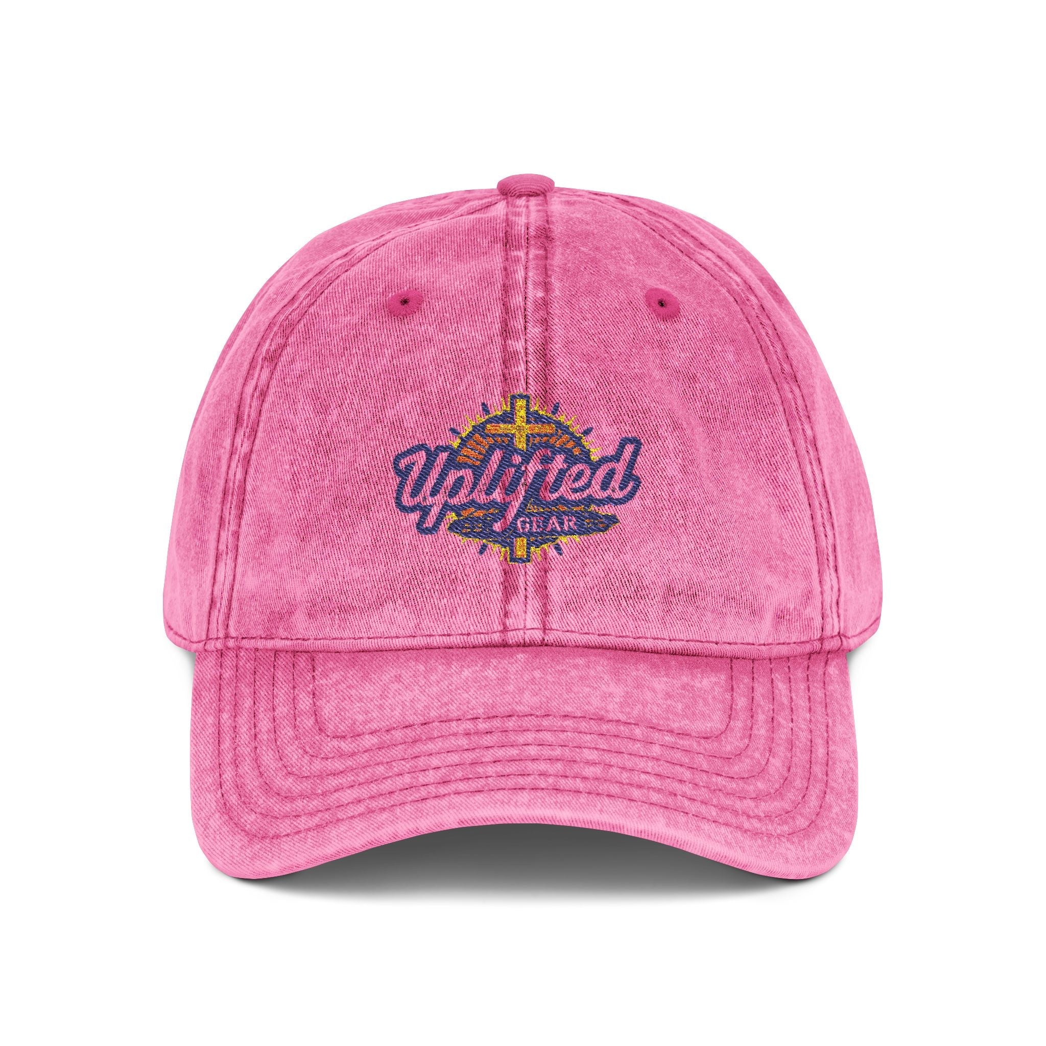 Uplifted Gear Embroidered Christian Hat – Bold Faith Cap for Inspired Living Printify