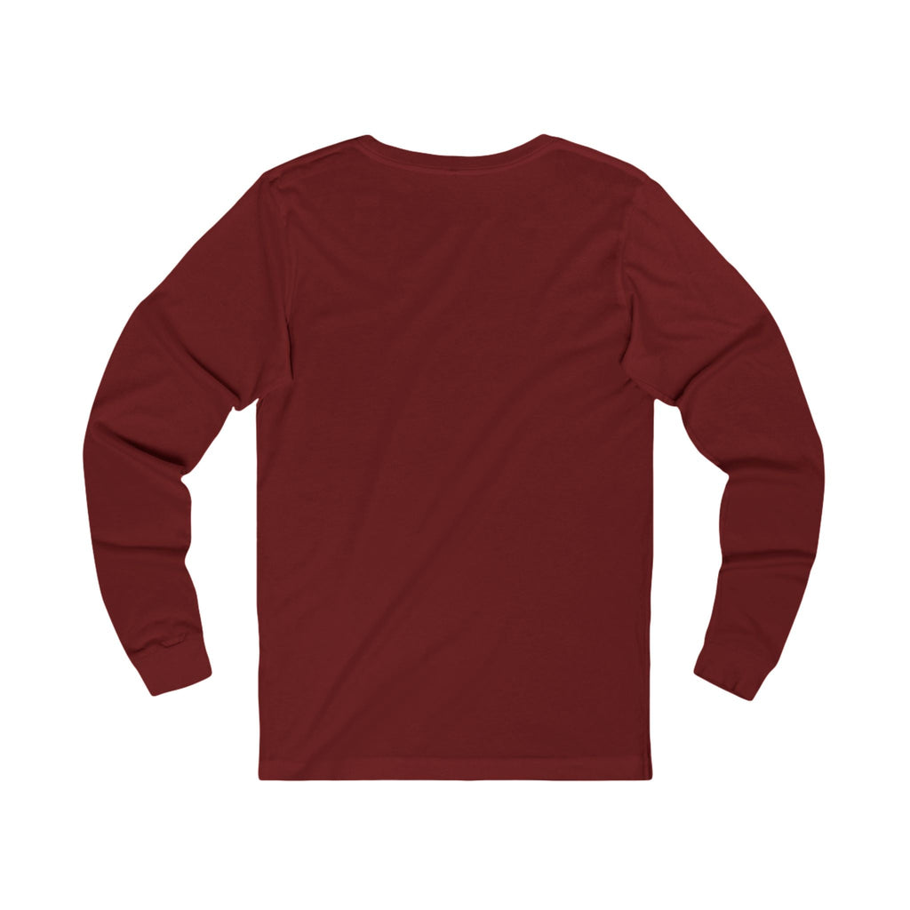 🎄 Jesus > Santa – Minimalist Christian Christmas Long Sleeve Shirt | Bold Faith Over Holiday Tee | Cross vs Santa Hat Design | Uplifted Gear Printify