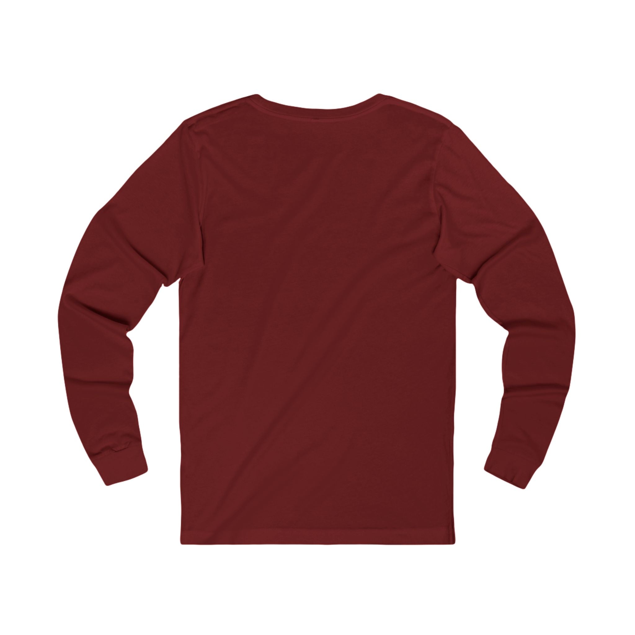🎄 Jesus > Santa – Minimalist Christian Christmas Long Sleeve Shirt | Bold Faith Over Holiday Tee | Cross vs Santa Hat Design | Uplifted Gear Printify
