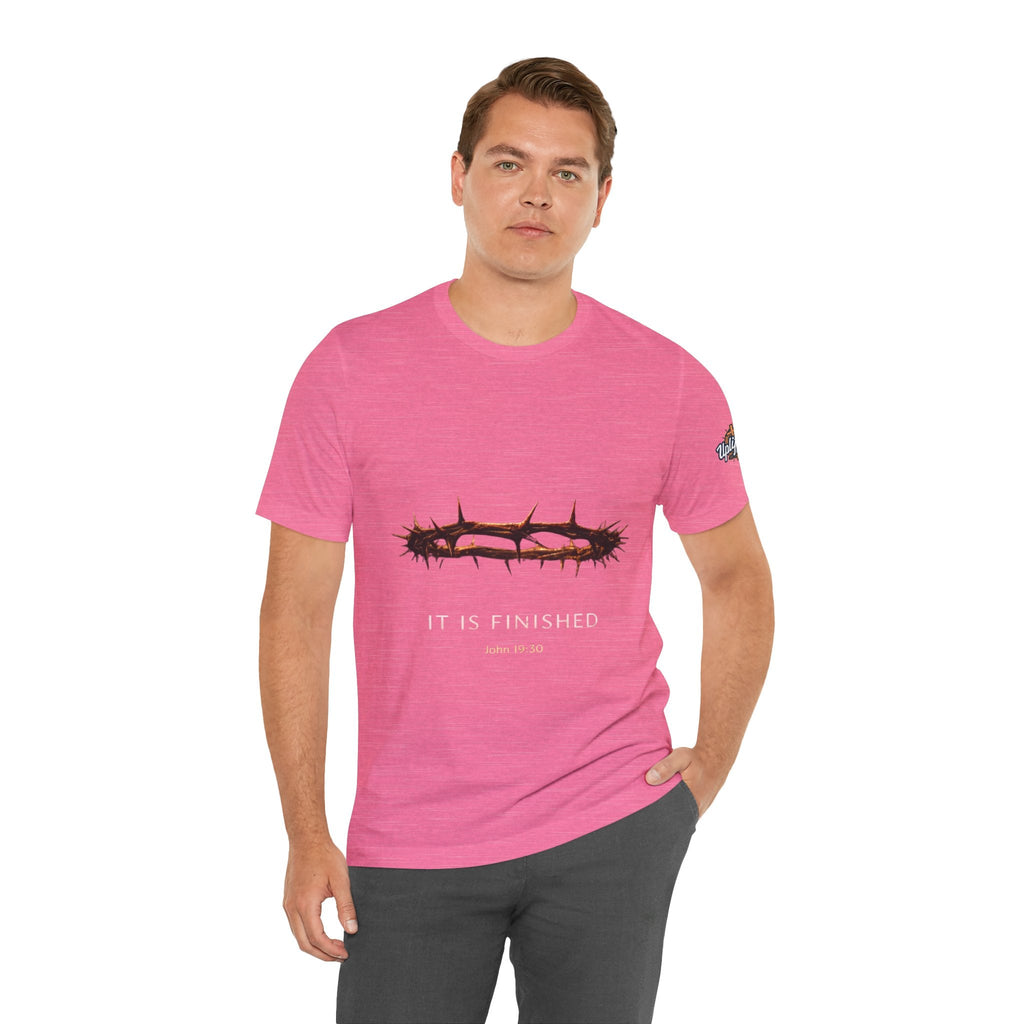 It Is Finished Crown of Thorns Tee — Christian John 19:30 Faith Shirt Printify