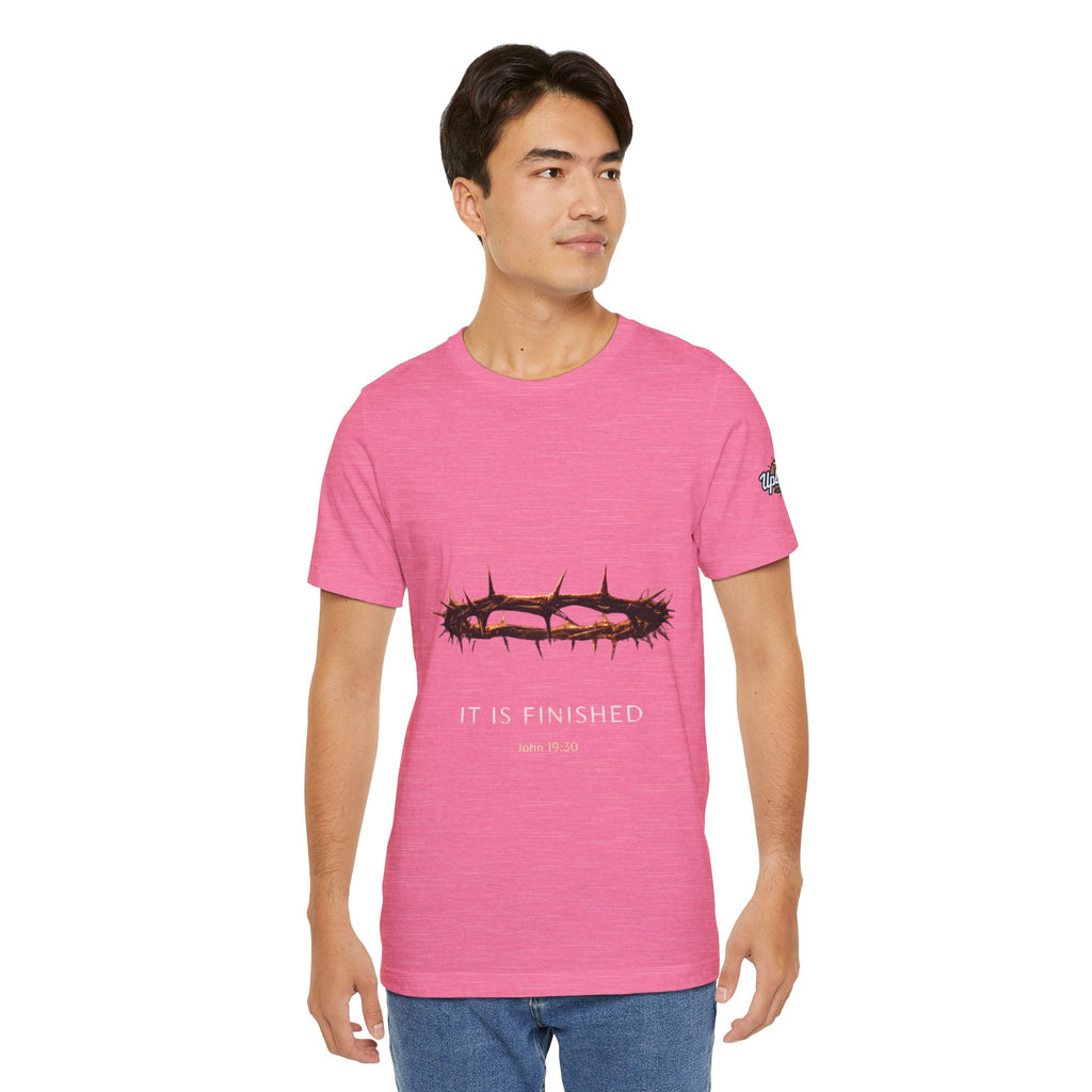 It Is Finished Crown of Thorns Tee — Christian John 19:30 Faith Shirt Printify