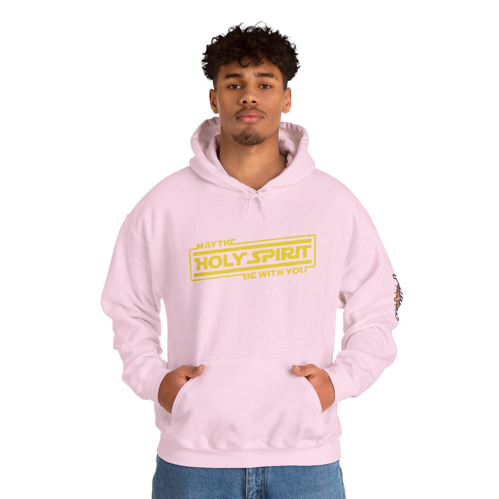 May the Holy Spirit Be With You Hoodie - Christian Star Wars Parody Hoodie Printify