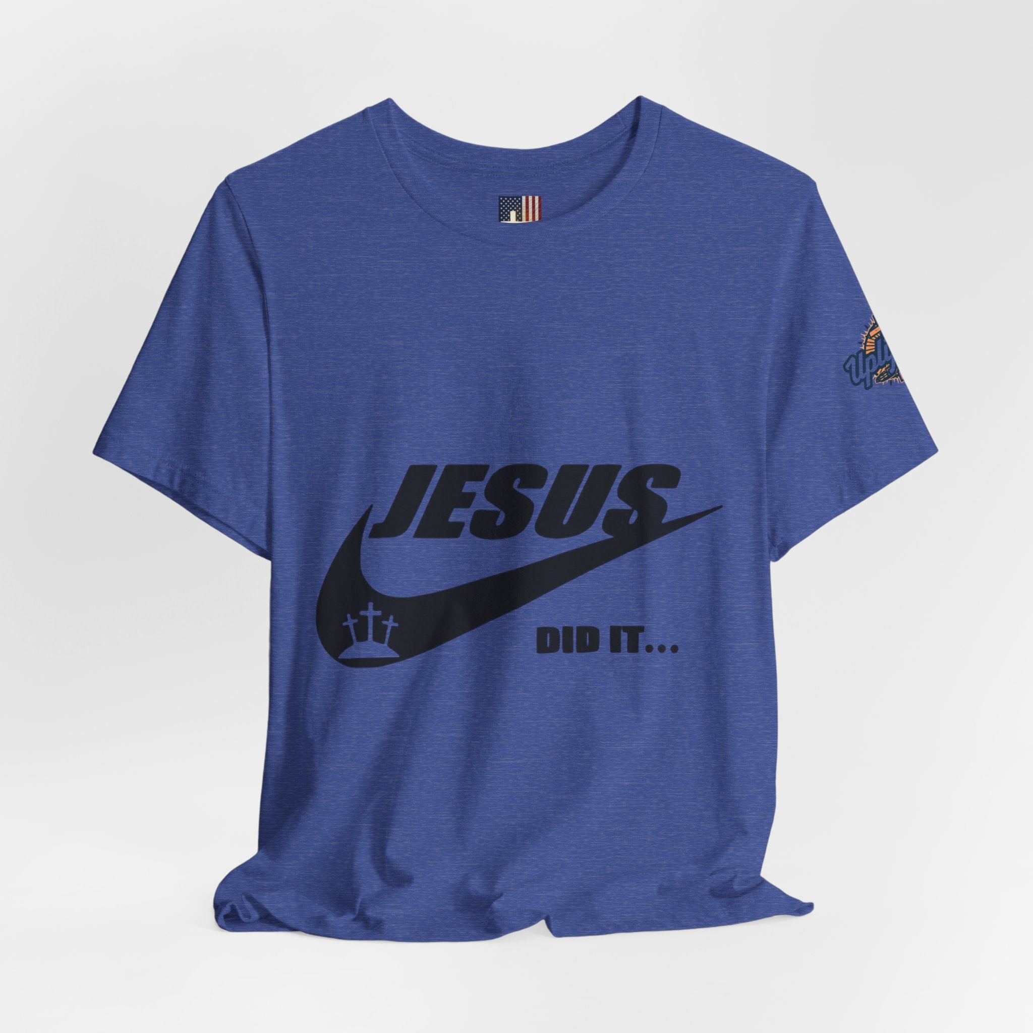 Jesus Did It T-shirt - Funny Christian Parody T-shirt - Faith & Victory Apparel Printify