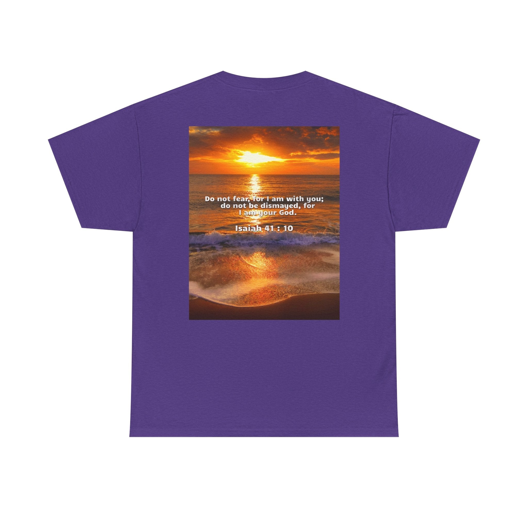 Bible Verse Unisex Tee -  Isaiah 41 : 10 Printify