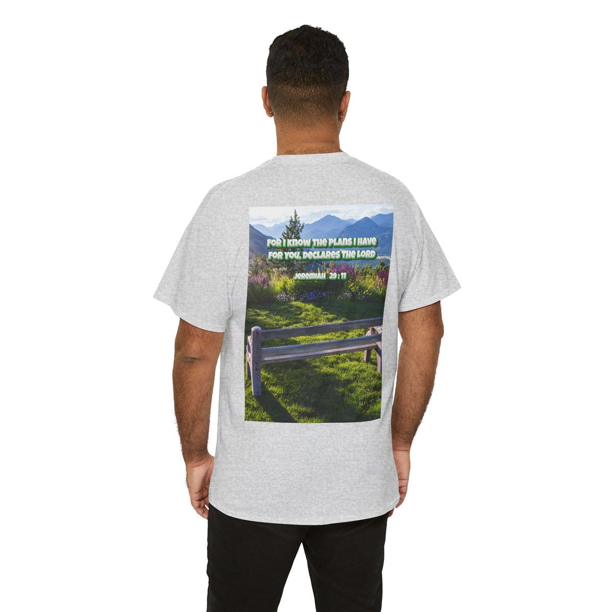 Bible Verse Unisex Tee -  Jeremiah 29 : 11 Printify